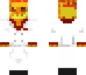 flaming pumkin dude