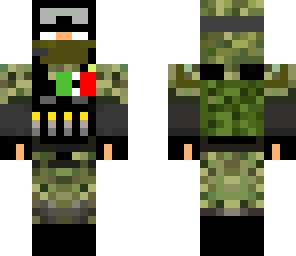 herobrine soldier military mexico