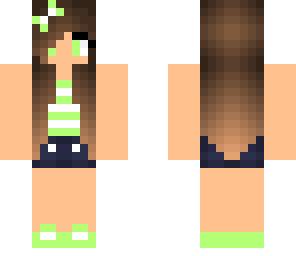 green sailor girl