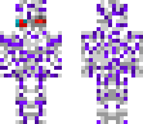 purple and white warrior