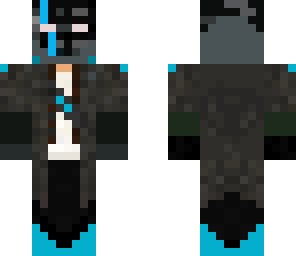 dark light blue mask