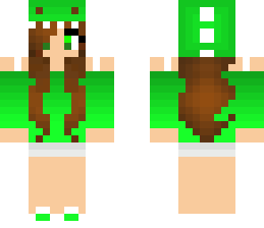 green dino girl