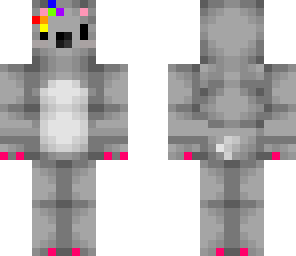 cute rainbow bow koala