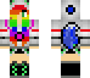rainbow dj girl