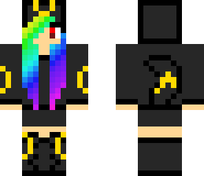 rainbow hair umbreon jacket