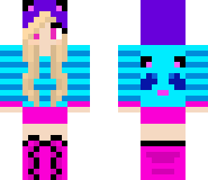 pink panda teen girl