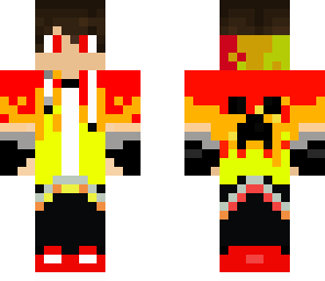 flaming boy