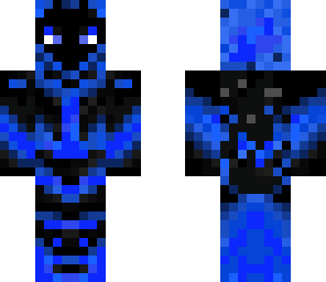 blue flame man