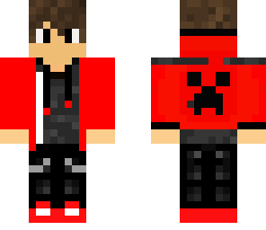 red hoodie