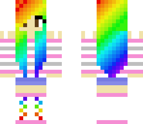 rainbow girl