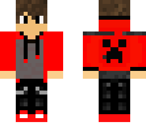 red hoodie