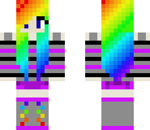 vampire rainbow girl