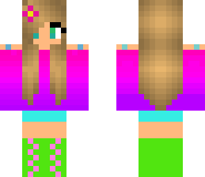 dip dye girl