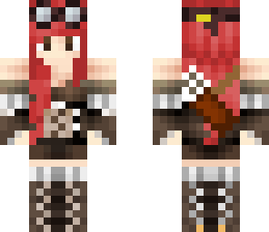 steampunk archer girl