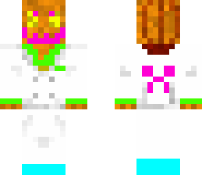 colourful pumpkin man