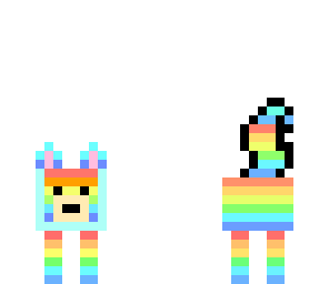 rainbow dog