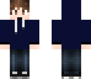 the black hoodie