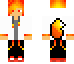fire goth wolf