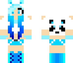 cute blue panda updated