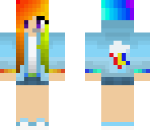rainbow dash girl