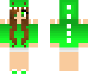 green dino girl