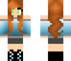 blue girl