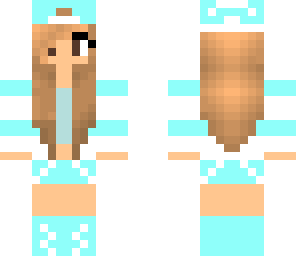 cute blue skater girl