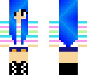 blue candy girl 
