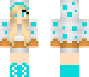 blue cake girl