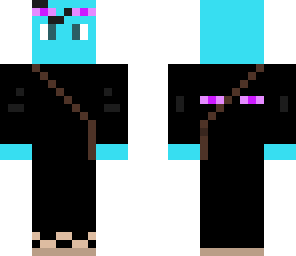 ninja azul caza endermans