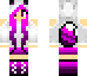 awesome pink wolf girl