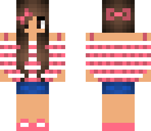 cute girl in pink
