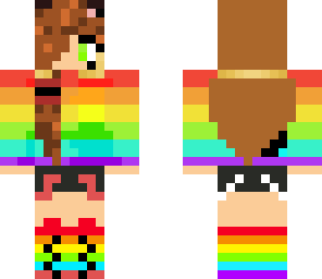 rainbow girl