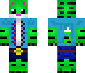 green tiger in blue
