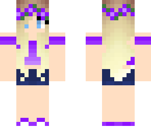 purple tumblr girl