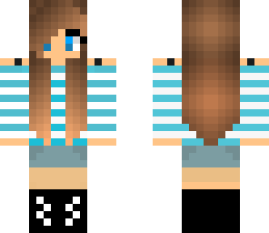 blue stripy shirt