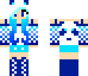 blue girl