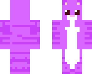cat skin on your back