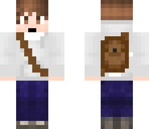 back pack on the back | Minecraft Skin