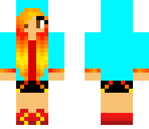 flame princess in hoodie