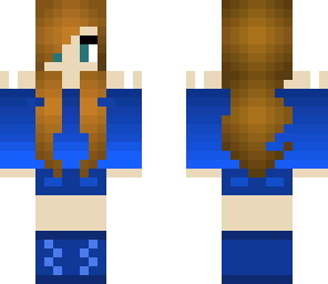finished skin with brown hair