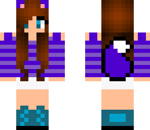 purple fox girl