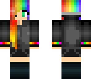 multicolored girl