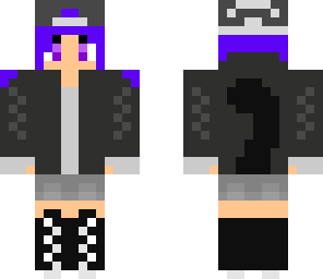 panther girl tiger  purple