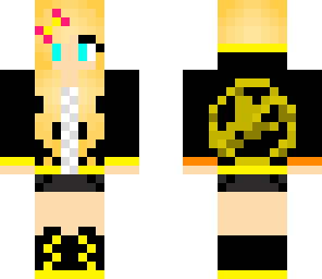 yellow hunger games fan