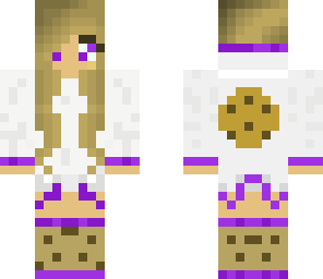 purple cookie girl