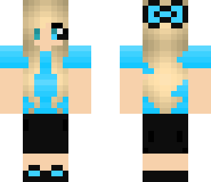 blue girl