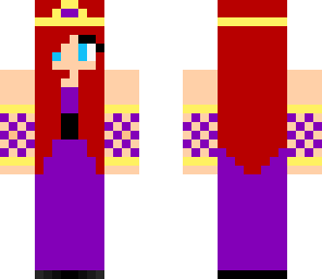 edited purple girl