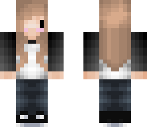 girl in white and black shirt