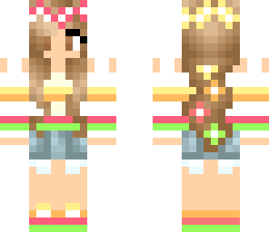 rainbow flower girl
